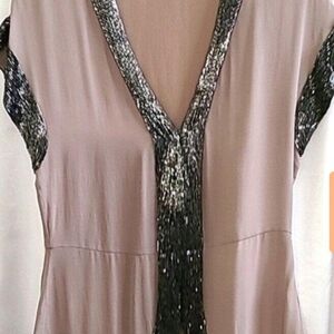 Parker Women's Blouse with Black Sequin Trim